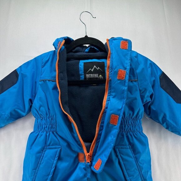 iXtreme Outfitters Snowsuit Toddler Sz 24M One Piece Overall Insulated Ski Blue - Picture 8 of 14